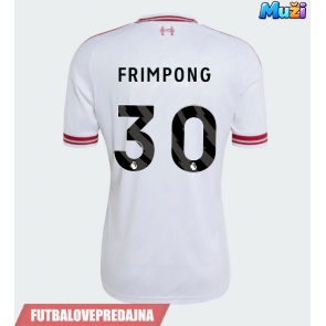 Lacne Muži Futbalové dres Liverpool Jeremie Frimpong #30 2026-27 Krátky Rukáv - Preč